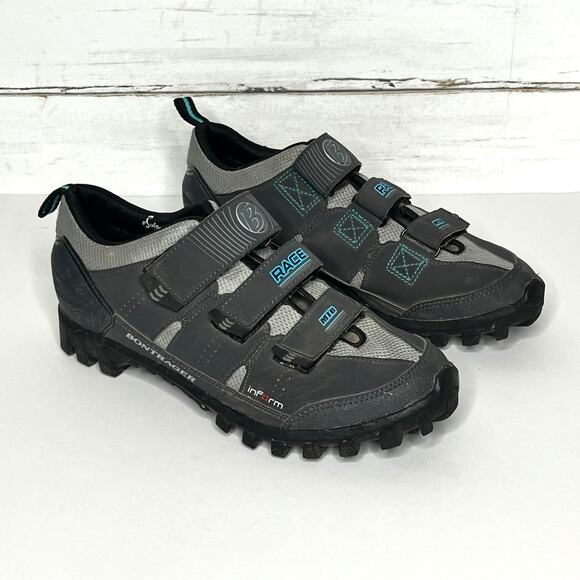 Bontrager Inform MBT Race Mountain Bike Shoes Grey Size 9.5 - Picture 1 of 11